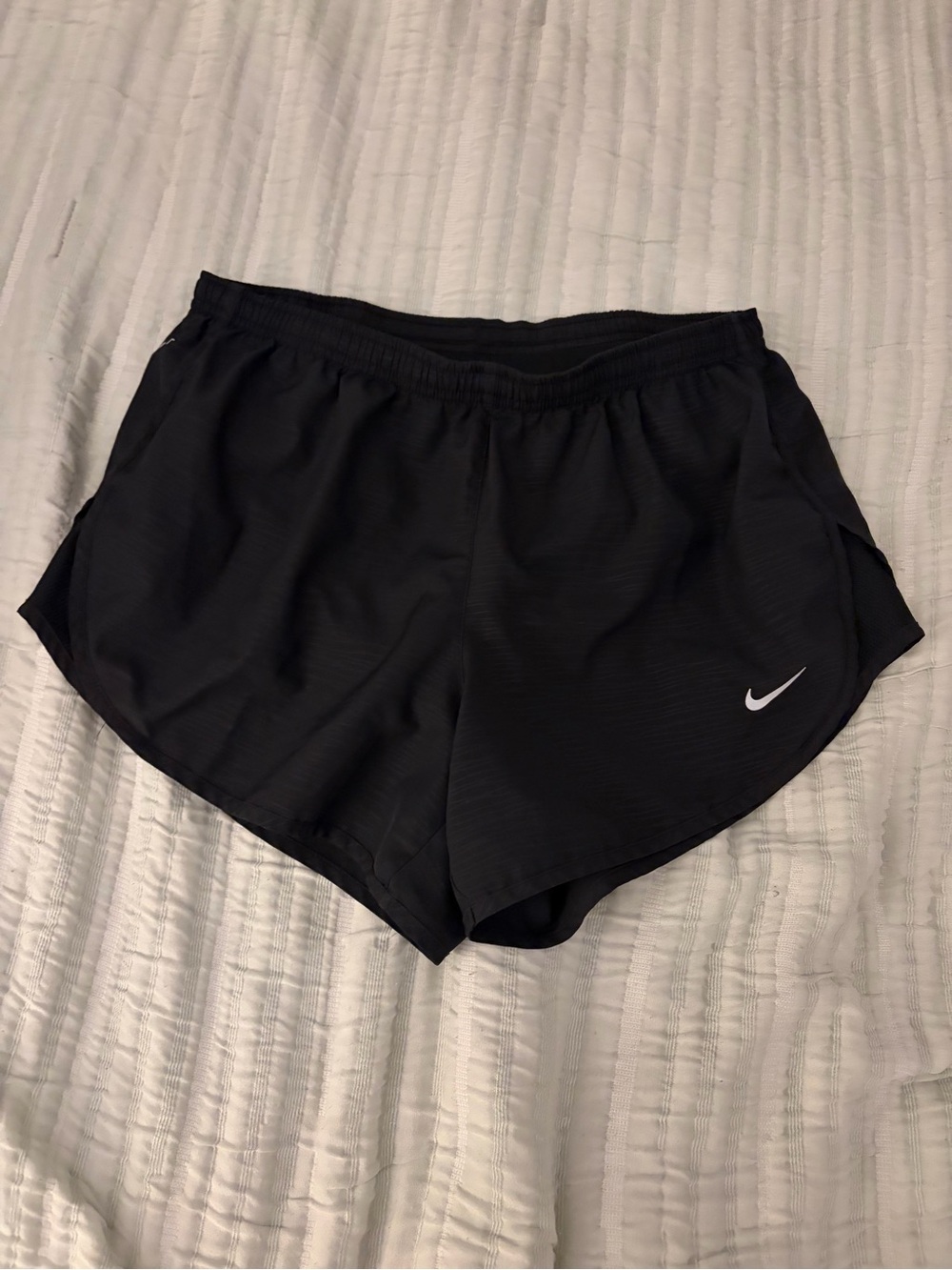 Classic Nike Women's Black Running Shorts with Swoosh
